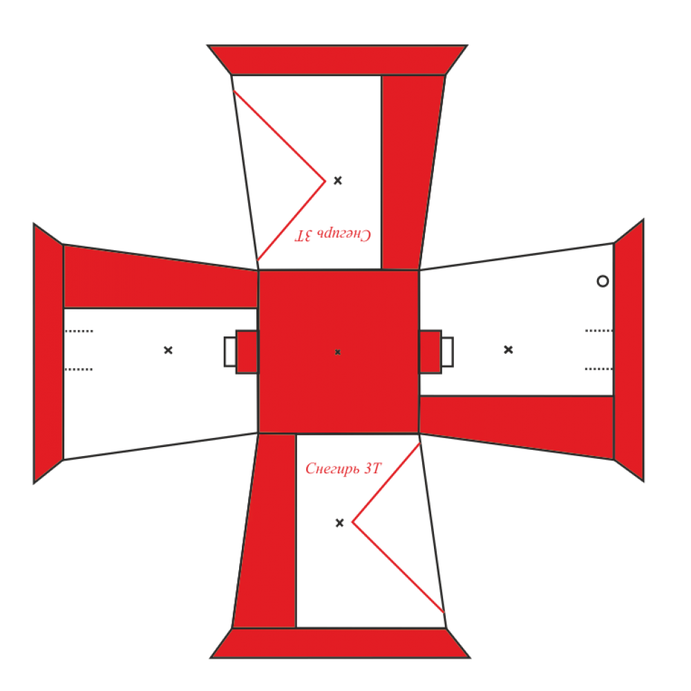 ЗИМНЯЯ ПАЛАТКА СНЕГИРЬ 3 Т