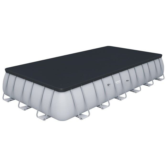 Бассейн каркасный Power Steel, фильтр-насос, лестница, тент, 56474 Bestway