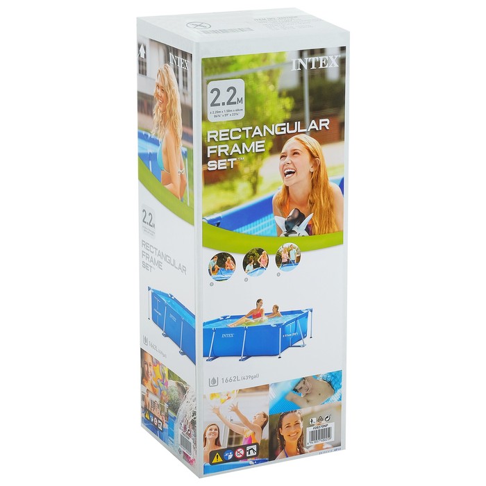 Бассейн каркасный Frame Set, прямоугольный, 28270NP INTEX