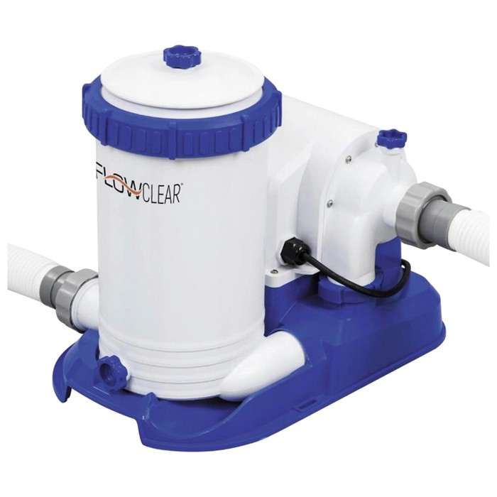 Бассейн каркасный Power Steel, фильтр-насос, лестница, тент, 56474 Bestway