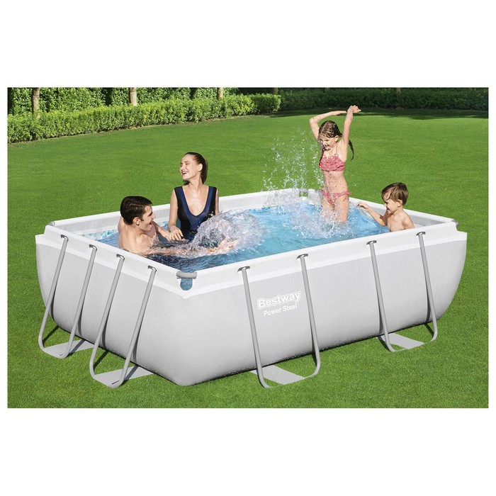 Бассейн каркасный Frame Pool Set, фильтр-насос, 56629 Bestway