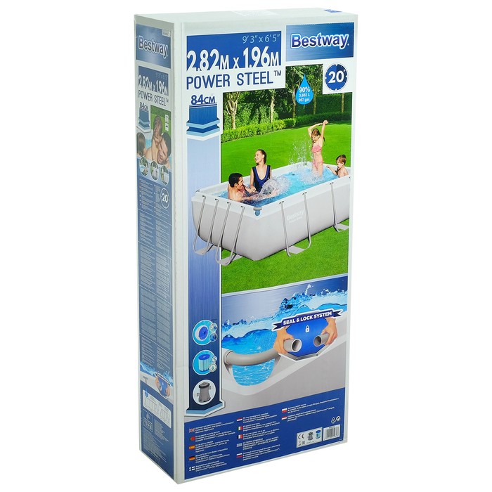 Бассейн каркасный Frame Pool Set, фильтр-насос, 56629 Bestway