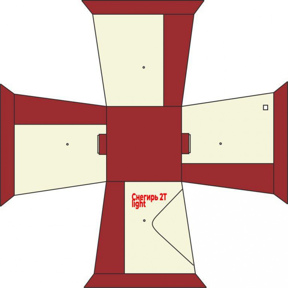 ЗИМНЯЯ ПАЛАТКА СНЕГИРЬ LIGHT 2 Т