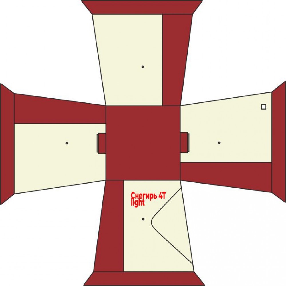 ЗИМНЯЯ ПАЛАТКА СНЕГИРЬ LIGHT 4 Т LONG