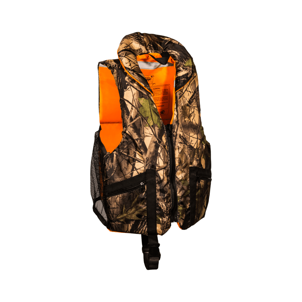 Страховочный жилет Таймень двух.стороний с молнией воротником