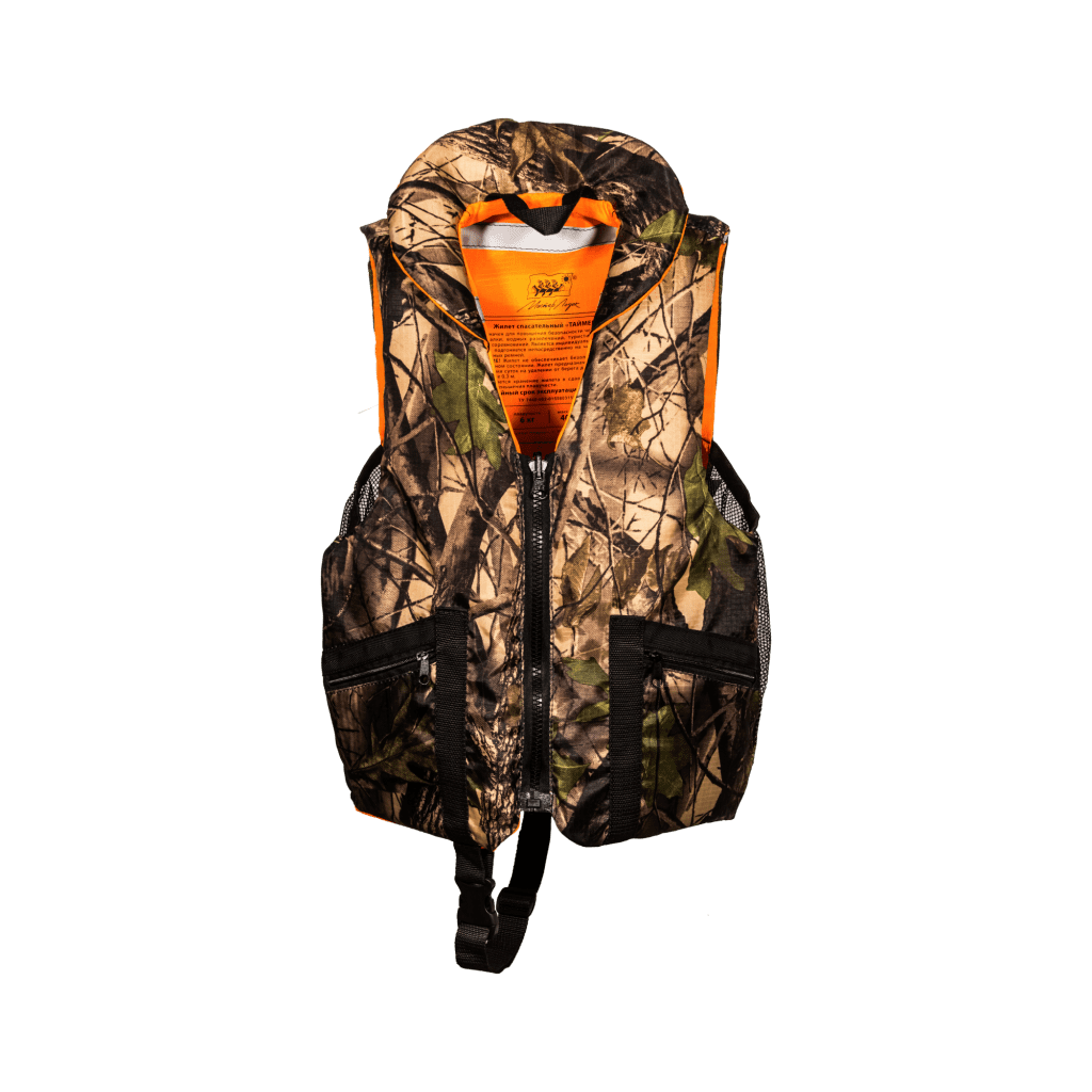 Страховочный жилет Таймень двух.стороний с молнией воротником