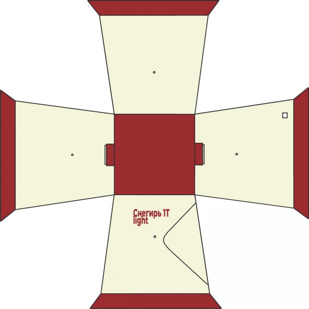 ЗИМНЯЯ ПАЛАТКА СНЕГИРЬ LIGHT 1 Т