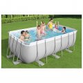Бассейн каркасный Power Steel, фильтр-насос, лестница, 56456 Bestway