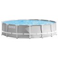 Бассейн каркасный Prism Frame, фильтр-насос, лестница, тент, подстилка, 26720NP INTEX