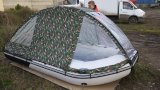 Тент ходовой на лодку 340 см. Ривьера 3400 СК Компакт